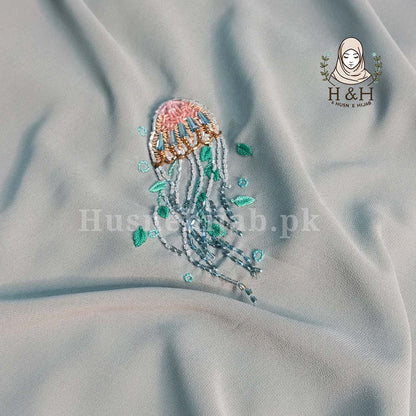 Embroidered -Formal - Emerald Green | Marine World