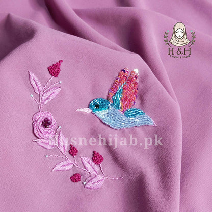 Embroidered -Formal - Lilac